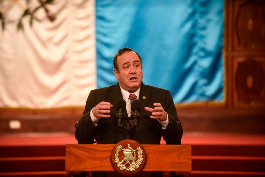 Alejandro Giammattei el presidente de Guatemala