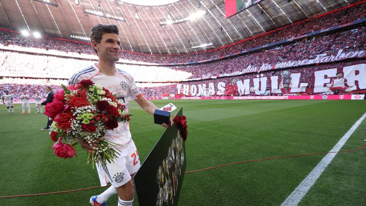 El adiós de una leyenda: el emotivo homenaje del Bayern Múnich a Thomas Müller en su último partido en el Allianz Arena