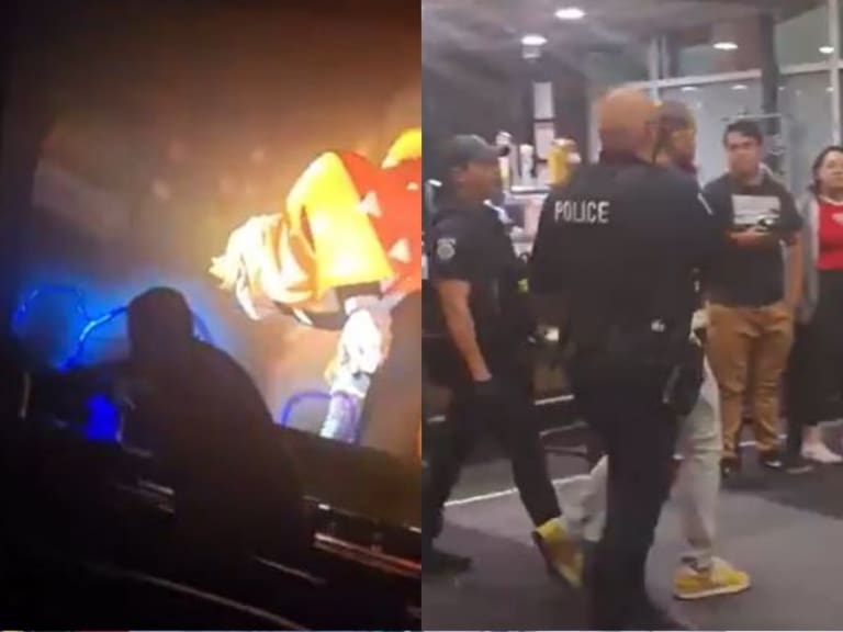 Hombre es golpeado por espectadores y detenido por la policía tras orinar dentro de una sala de cine