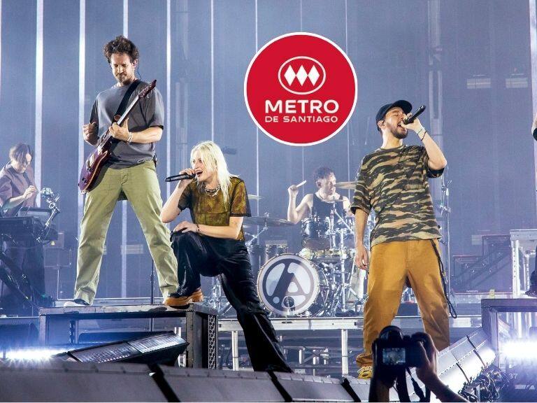 Concierto de Linkin Park en Chile: revisa el horario especial del Metro y los buses reforzados
