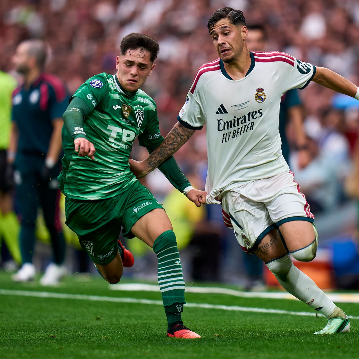 Con tres jugadores menos: Santiago Wanderers luchó, pero no pudo ante el Real Madrid en la Intercontinental Sub 20