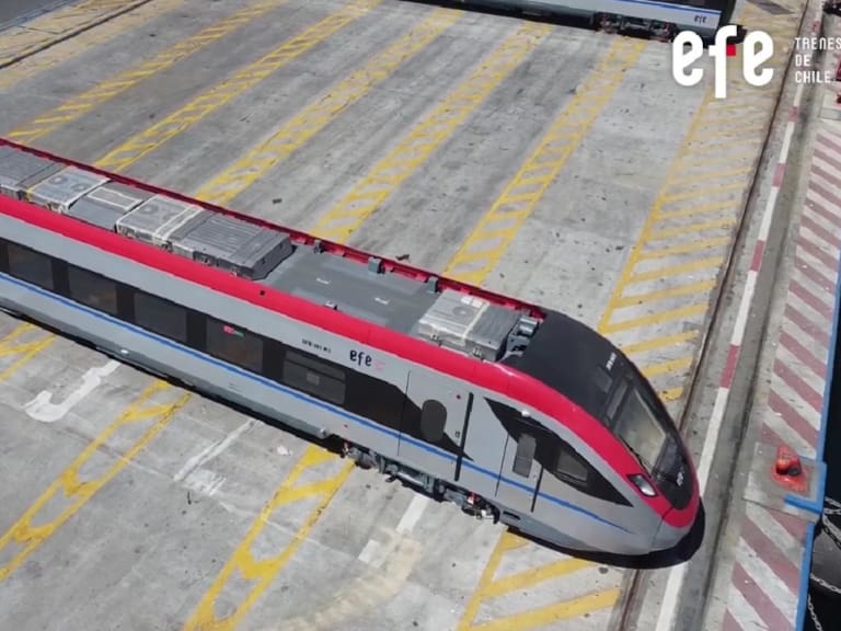 Para renovar la flota: llegan a Chile los trenes «más rápidos y modernos» de Sudamérica