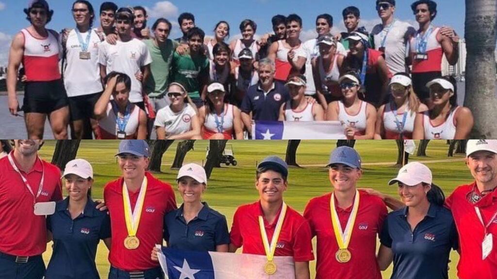 Los éxitos a nivel colectivo del Team Chile este fin de semana en remo, golf, karate y balonmano