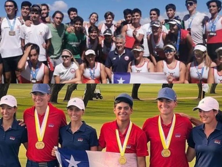 Los éxitos a nivel colectivo del Team Chile este fin de semana en remo, golf, karate y balonmano