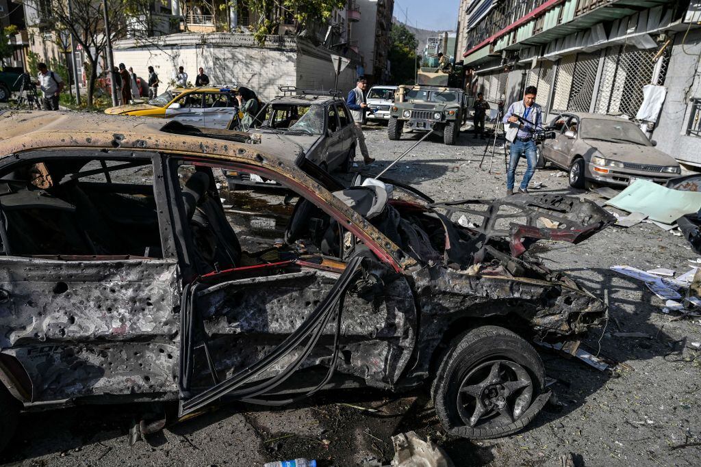 Los graves daños provocados por el atentado suicida en Kabul