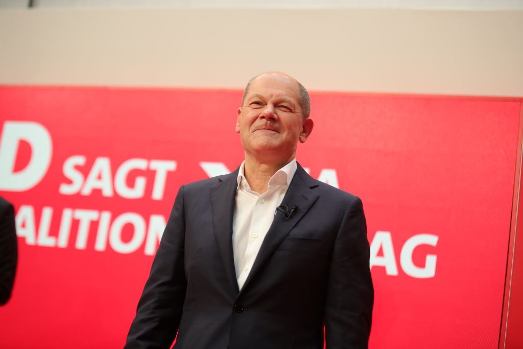 El venidero canciller alemán Olaf Scholz