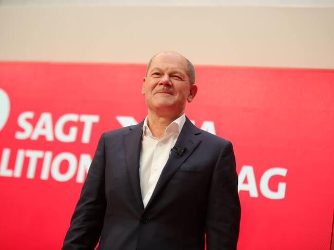 El venidero canciller alemán Olaf Scholz