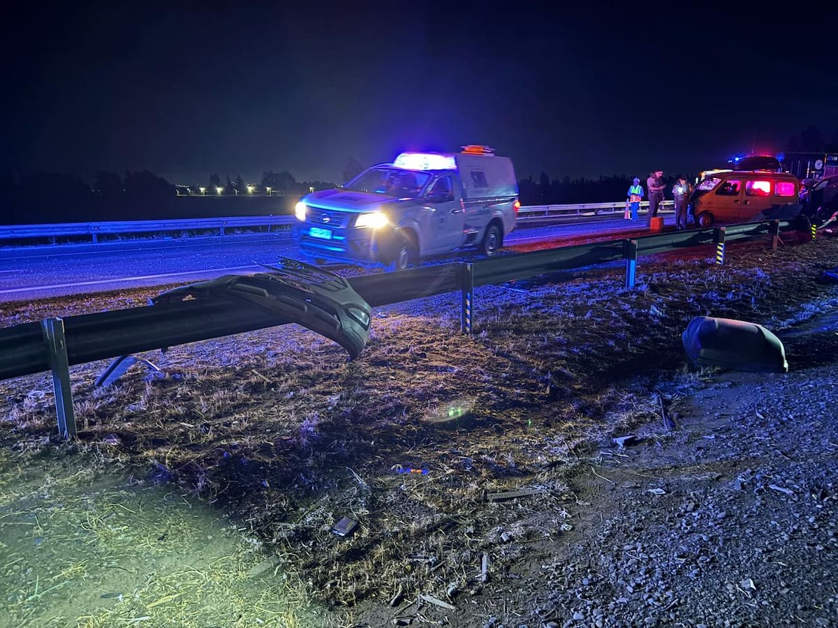 Salió eyectado del vehículo: Niño de siete años muere en accidente de tránsito en Graneros
