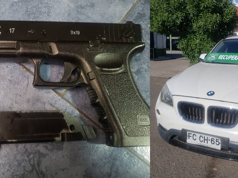 Banda de menores de edad detenida tras robar un vehículo y objetos personales fuera de colegio en La Reina