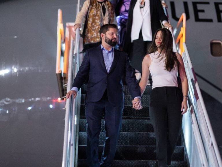 Presidente Gabriel Boric llega a México y da comienzo a su gira oficial