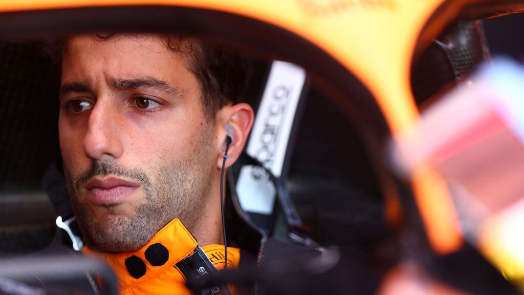 Daniel Ricciardo vive semanas claves en McLaren. Pese a tener contrato para 2023, necesita mejorar sus resultados para convencer a su equipo (Formula 1 vía Getty Images)