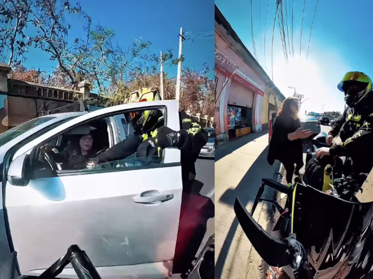 “Personas así no deberían tener licencia”: los descargos del motorista que grabó y persiguió a mujer que atropelló a adulto mayor