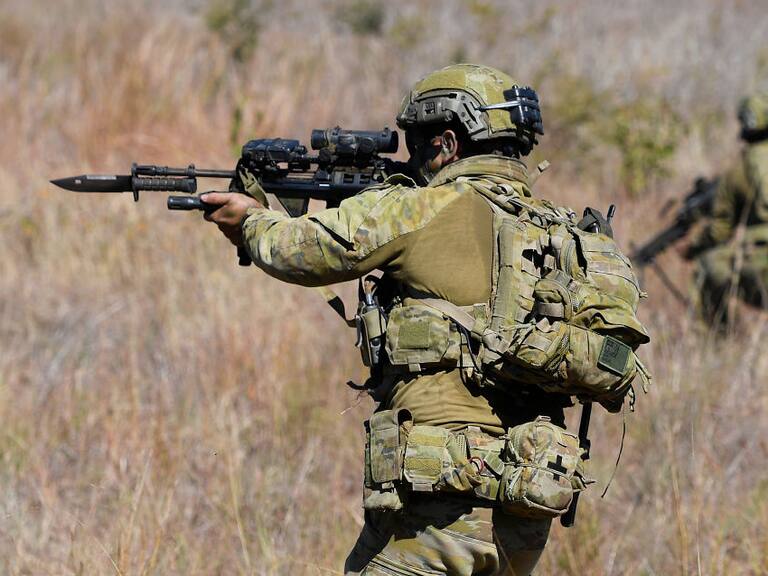 Soldados del ejército australiano