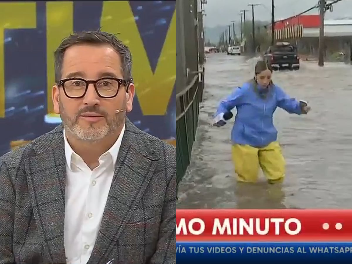 Periodista de TVN se manda feroz condoro y Eduardo Fuentes la encara en vivo: “¿Qué pashó?”