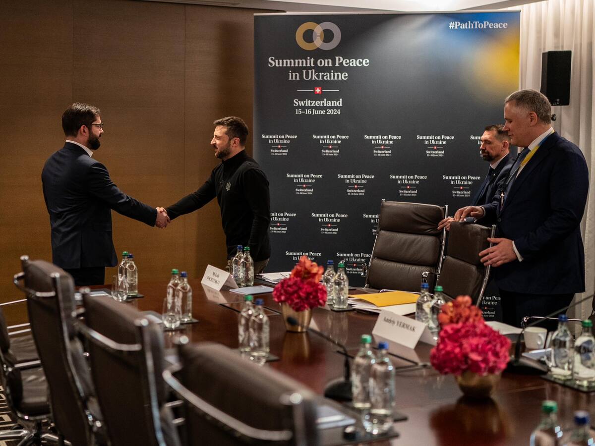 Presidente Boric asiste a la Cumbre para la Paz en Ucrania y se reúne con Volodímir Zelenski: “Este no es un tema que nos toca de lejos”