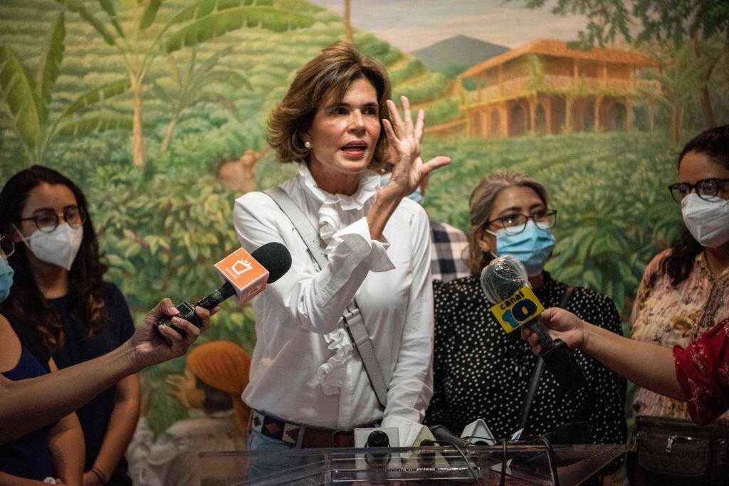 La exprecandidata presidencial de Nicaragua Cristiana Chamorro