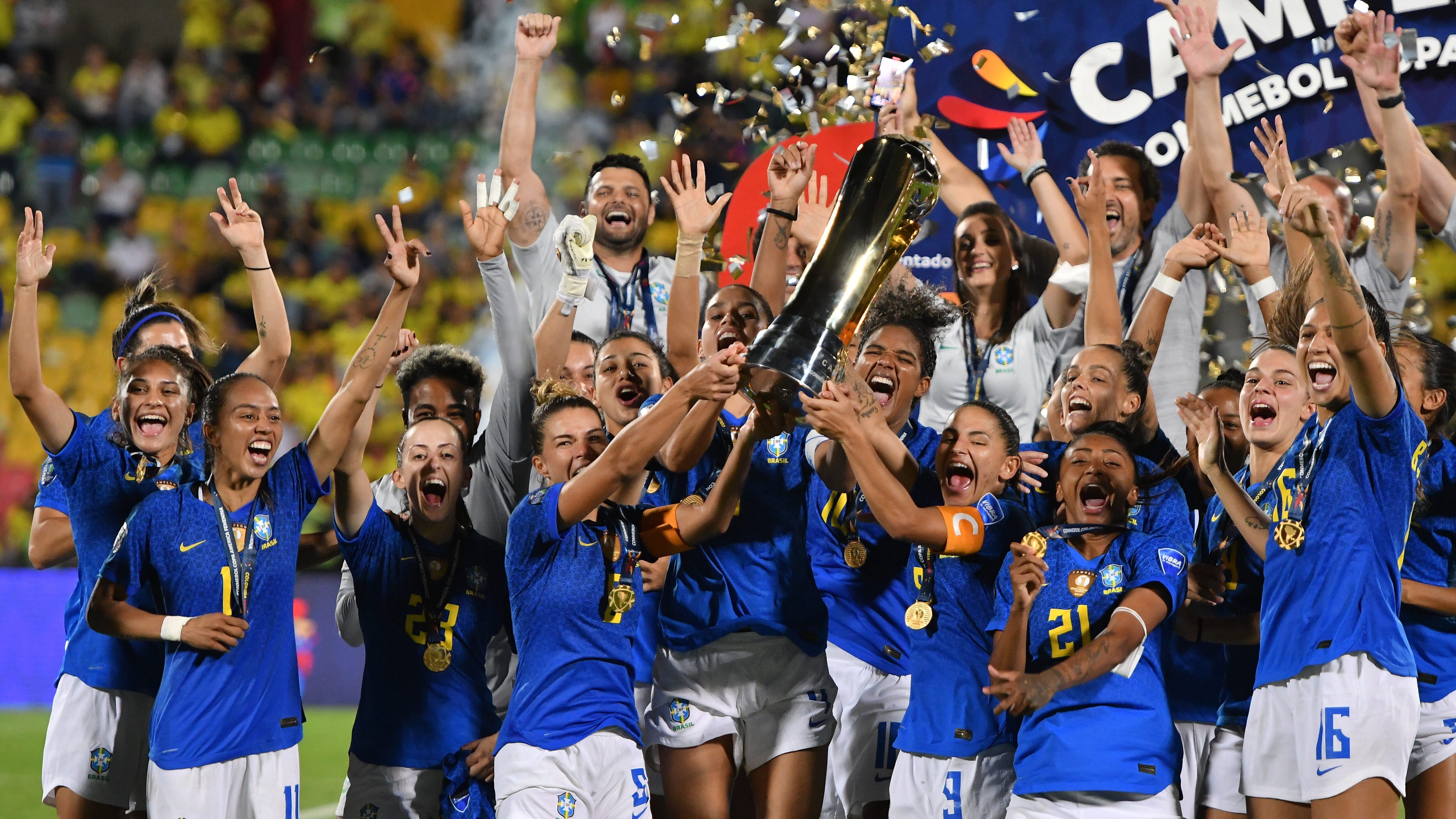 Brasil derrota a Colombia y se consagra en la Copa América Femenina