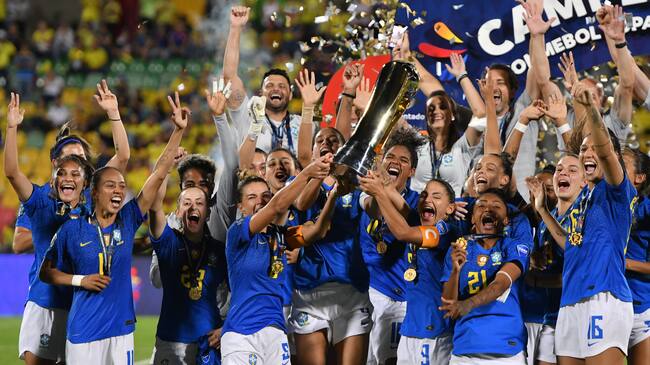 Brasil derrota a Colombia y se consagra en la Copa América Femenina