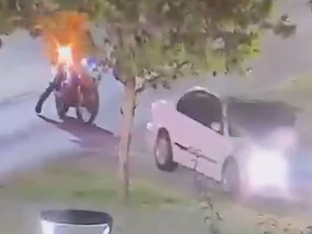 Cámaras registran el momento exacto del atropello a guardias municipales en Vitacura