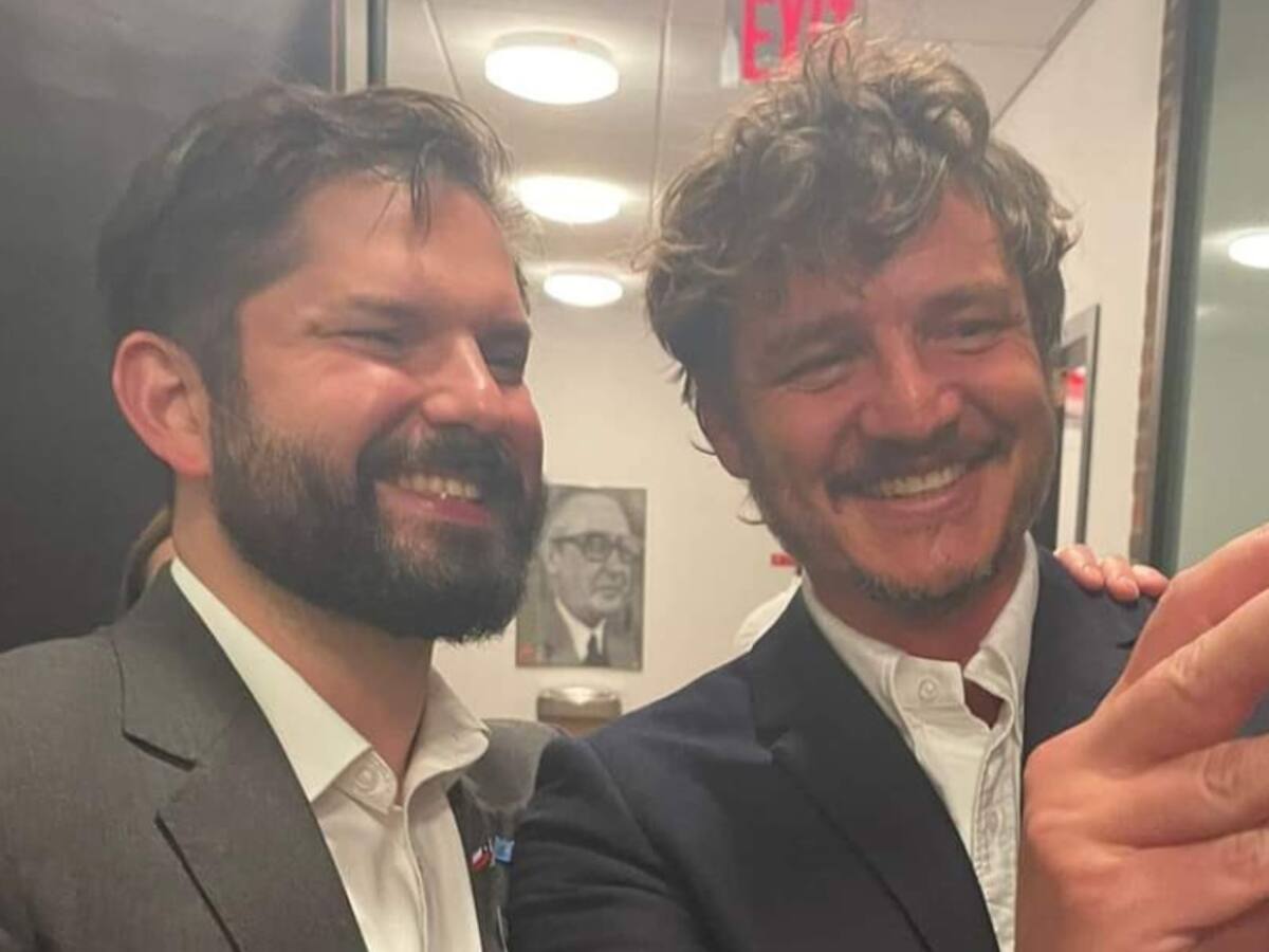 Presidente Boric y Pedro Pascal reventaron las redes sociales tras foto juntos en Estados Unidos