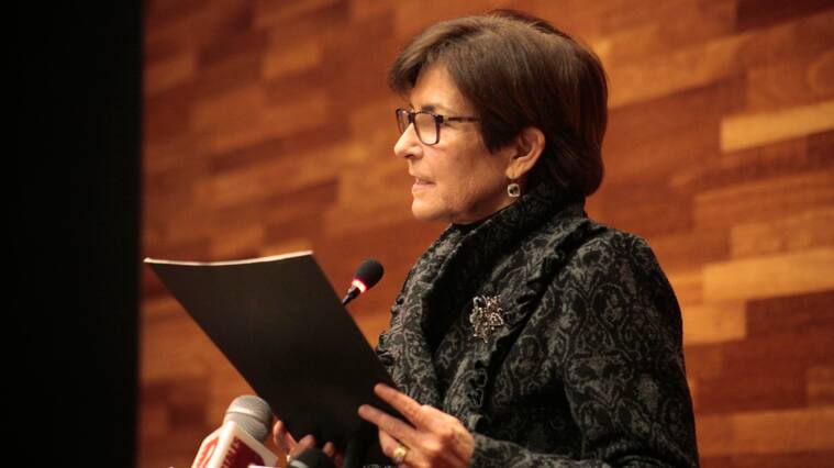 24 de Junio de 2020/SANTIAGOMaria Luisa Brahm, Presidenta Tribunal Constitucional, durante el punto de prensa
FOTO:MAURICIO MENDEZ/AGENCIAUNO