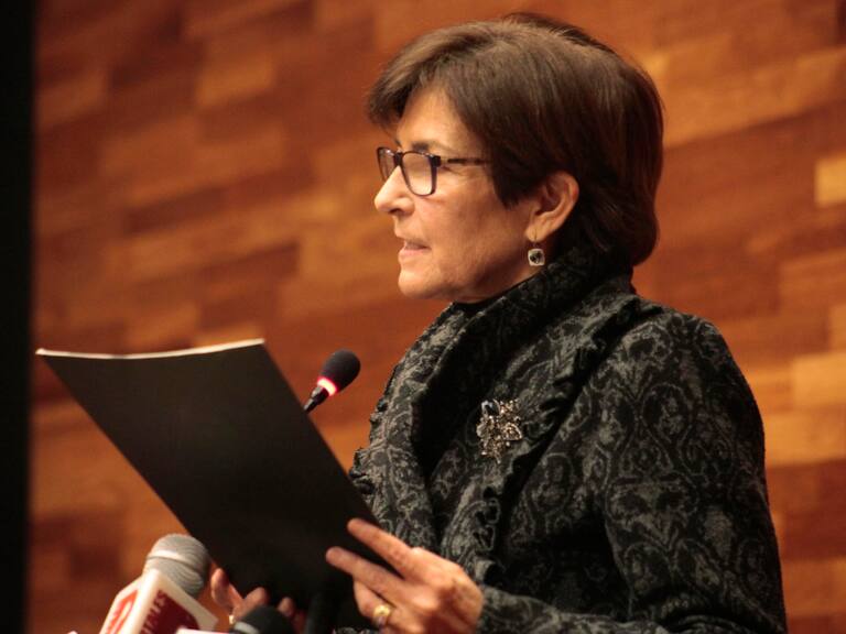 24 de Junio de 2020/SANTIAGOMaria Luisa Brahm, Presidenta Tribunal Constitucional, durante el punto de prensa
FOTO:MAURICIO MENDEZ/AGENCIAUNO
