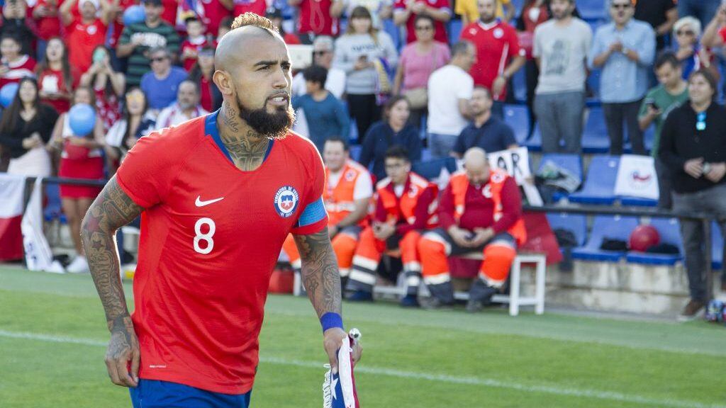 15 DE OCTUBRE DE 2019/ALICANTEArturo Vidal , durante el partido amistoso entre las selecciones de Chile vs Guinea jugado en el Estadio José Rico Pérez de Alicante
FOTO: ALEX DOMINGUEZ/AGENCIAUNO