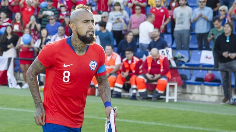 15 DE OCTUBRE DE 2019/ALICANTEArturo Vidal , durante el partido amistoso entre las selecciones de Chile vs Guinea jugado en el Estadio José Rico Pérez de Alicante
FOTO: ALEX DOMINGUEZ/AGENCIAUNO