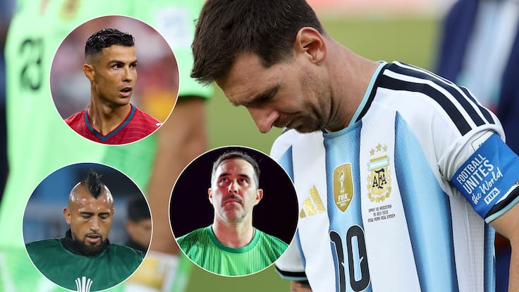 Cristiano Ronaldo protagoniza emotivo gesto con Messi tras la muerte de su padre: Vidal y Bravo también reaccionaron