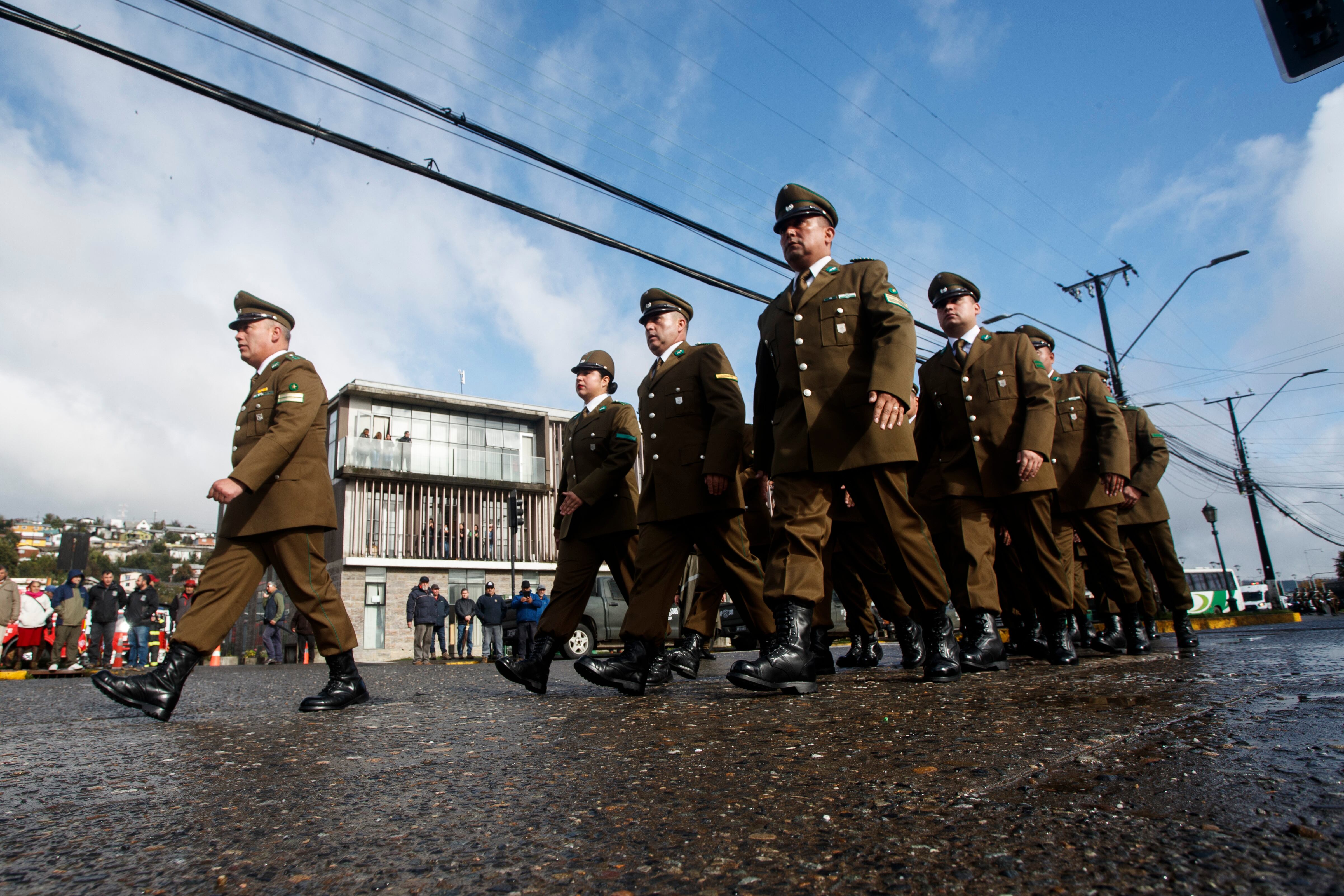 Agencia Uno | El funeral del suboficial mayor de Carabineros Misael Vidal