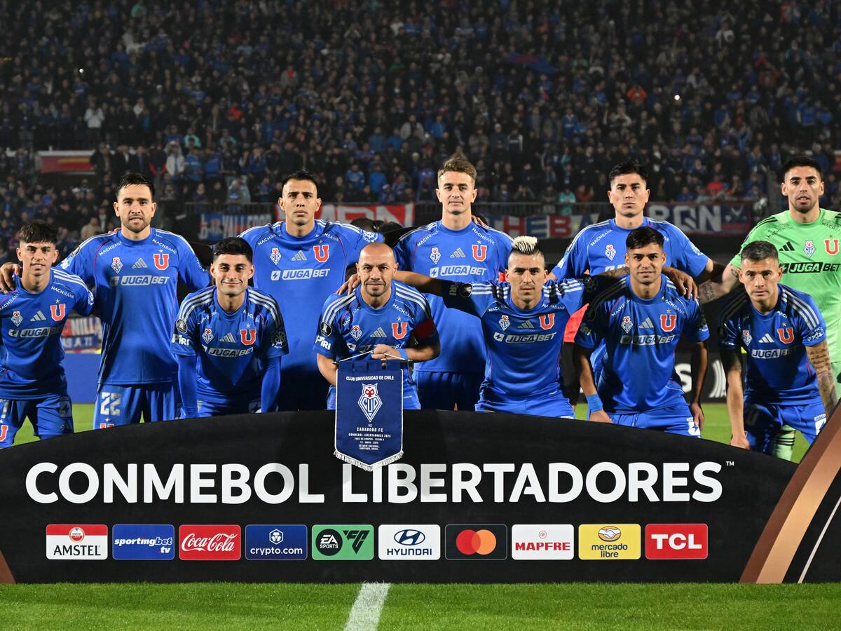 Con cambios obligados: la formación que prepara la U para visitar a Botafogo por Copa Libertadores