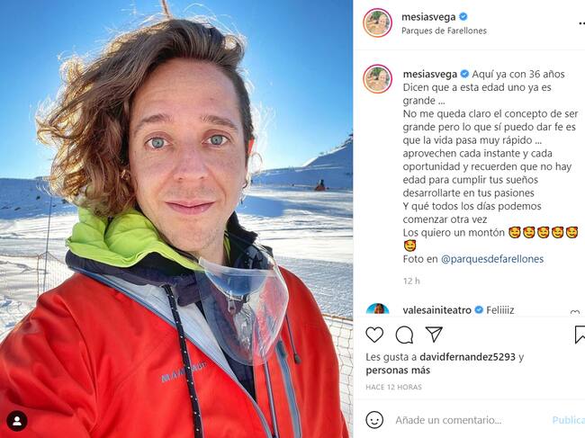 Matías Vega de cumpleaños | Instagram