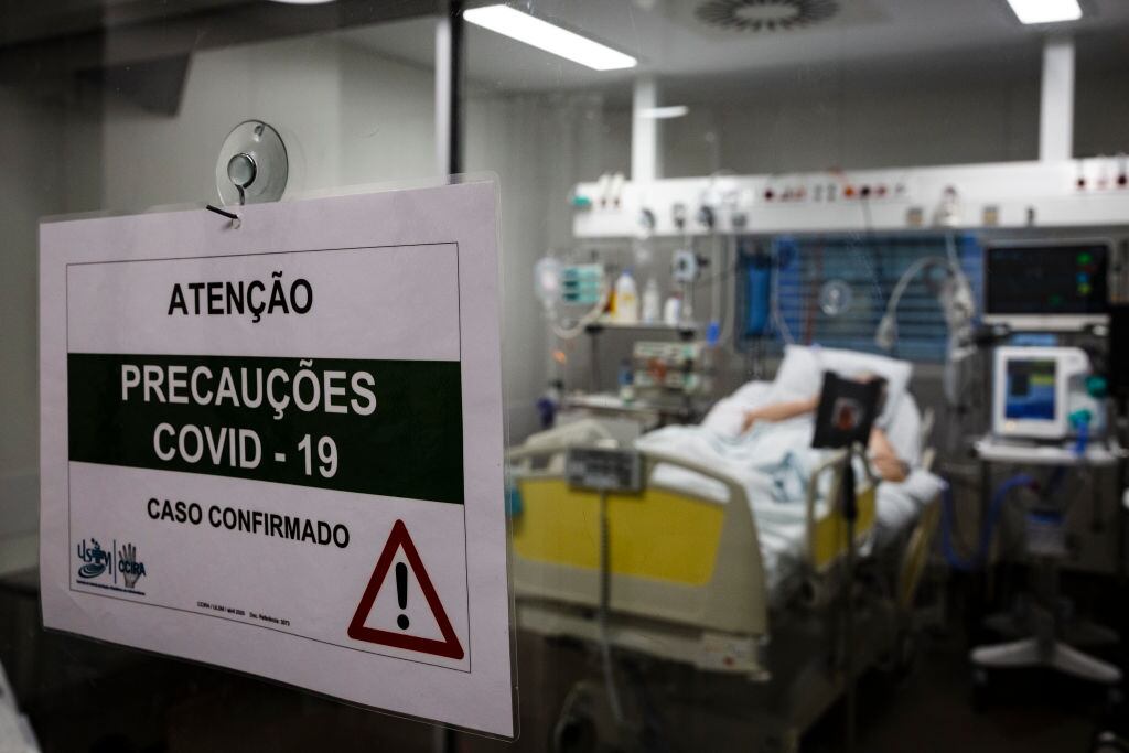 Paciente con Covid-19 bajo cuidado en un hospital de Matosinhos