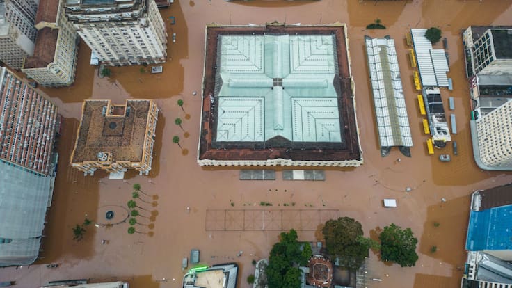 Lluvias en Brasil: revelan impactantes imágenes de las inundaciones registradas en Porto Alegre y en Rio Grande do Sul