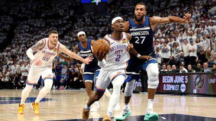 Playoffs NBA: Los Thunder vencieron a los Timberwolves y quedaron a un triunfo de consagrarse campeones del Oeste
