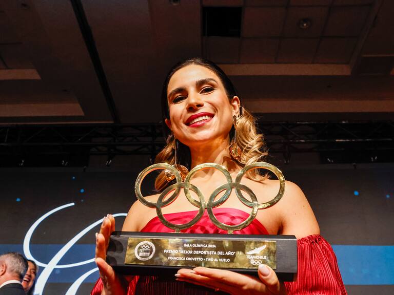 Francisca Crovetto, ganadora a la mejor deportista del año en la Gala Olímpica 2024