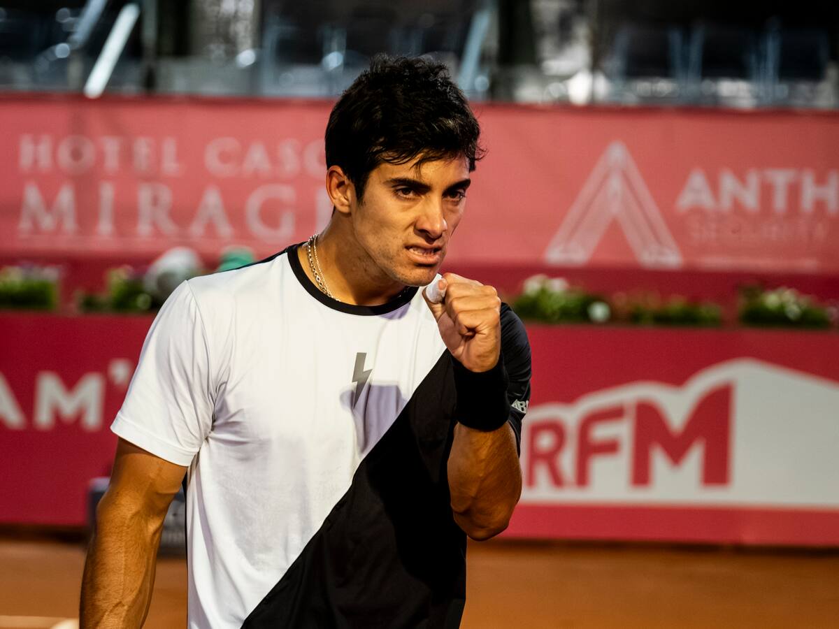 Cristian Garin supera en un polémico duelo a Nuno Borges para llegar a semifinales en Estoril
