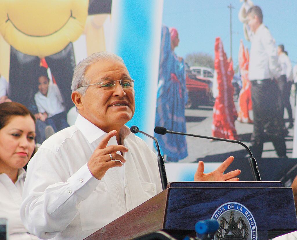 Salvador Sánchez Cerén en Soyapango