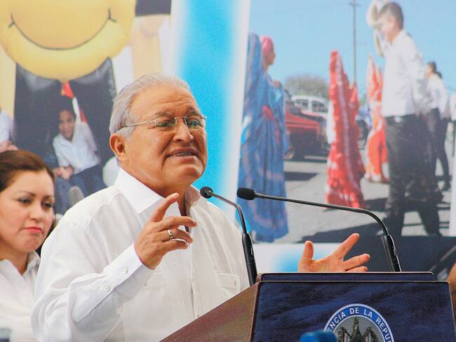 Salvador Sánchez Cerén en Soyapango
