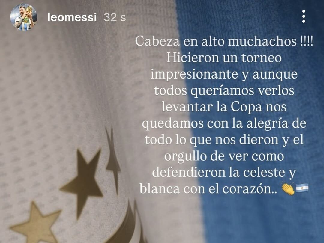 Lionel Messi vía Instagram.