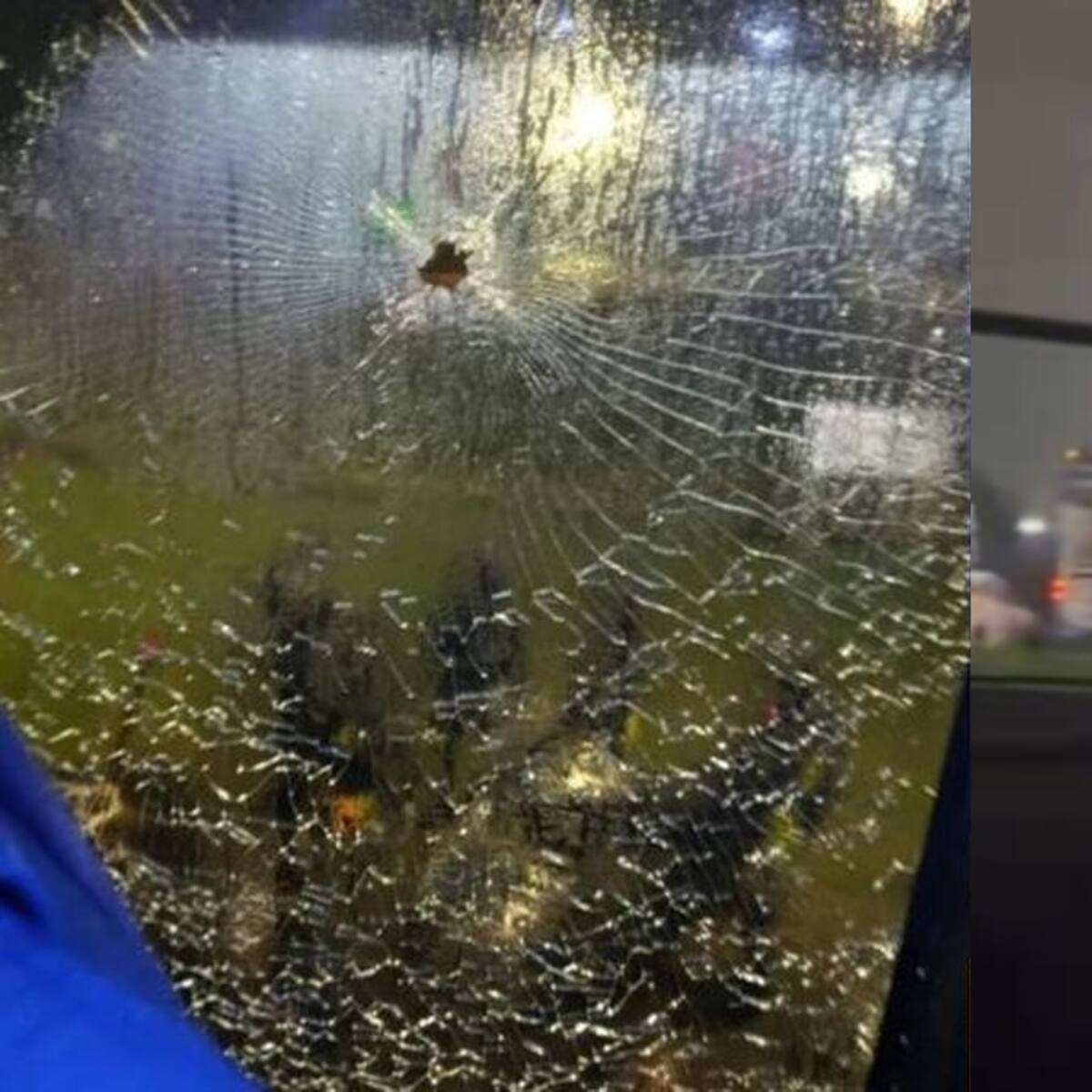 Buses con hinchas son emboscados y baleados tras partido de la Copa Sudamericana: hay un herido