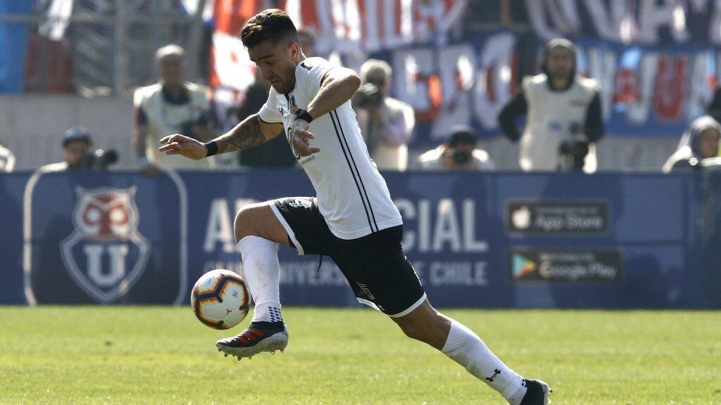 18 DE MAYO DE 2019/SANTIAGOMatias Zaldivia durante el partido valido por la fecha 13 del Campeonato Nacional AFP PlanVital 2019, entre Universidad de Chile vs Colo Colo disputado en el Estadio Nacional
FOTO: MARIO DAVILA/AGENCIAUNO