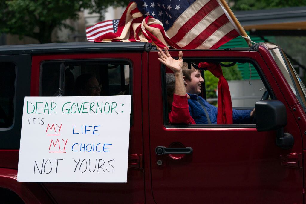 Protestas contra el Covid-19 en Estados Unidos