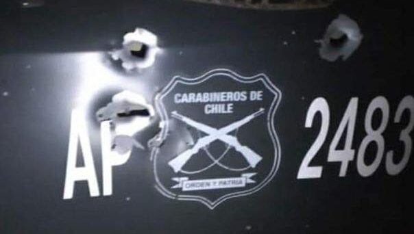Enfrentamiento con encapuchados deja a un carabinero herido en La Araucanía