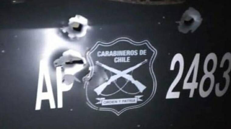 Enfrentamiento con encapuchados deja a un carabinero herido en La Araucanía