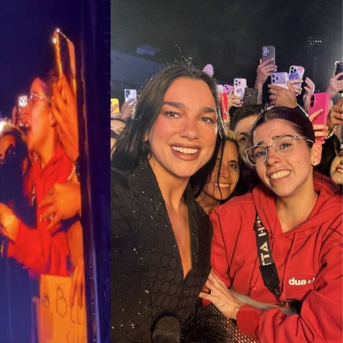“Me la chup....”: fanática argentina es pifiada durante show de Dua Lipa en Chile