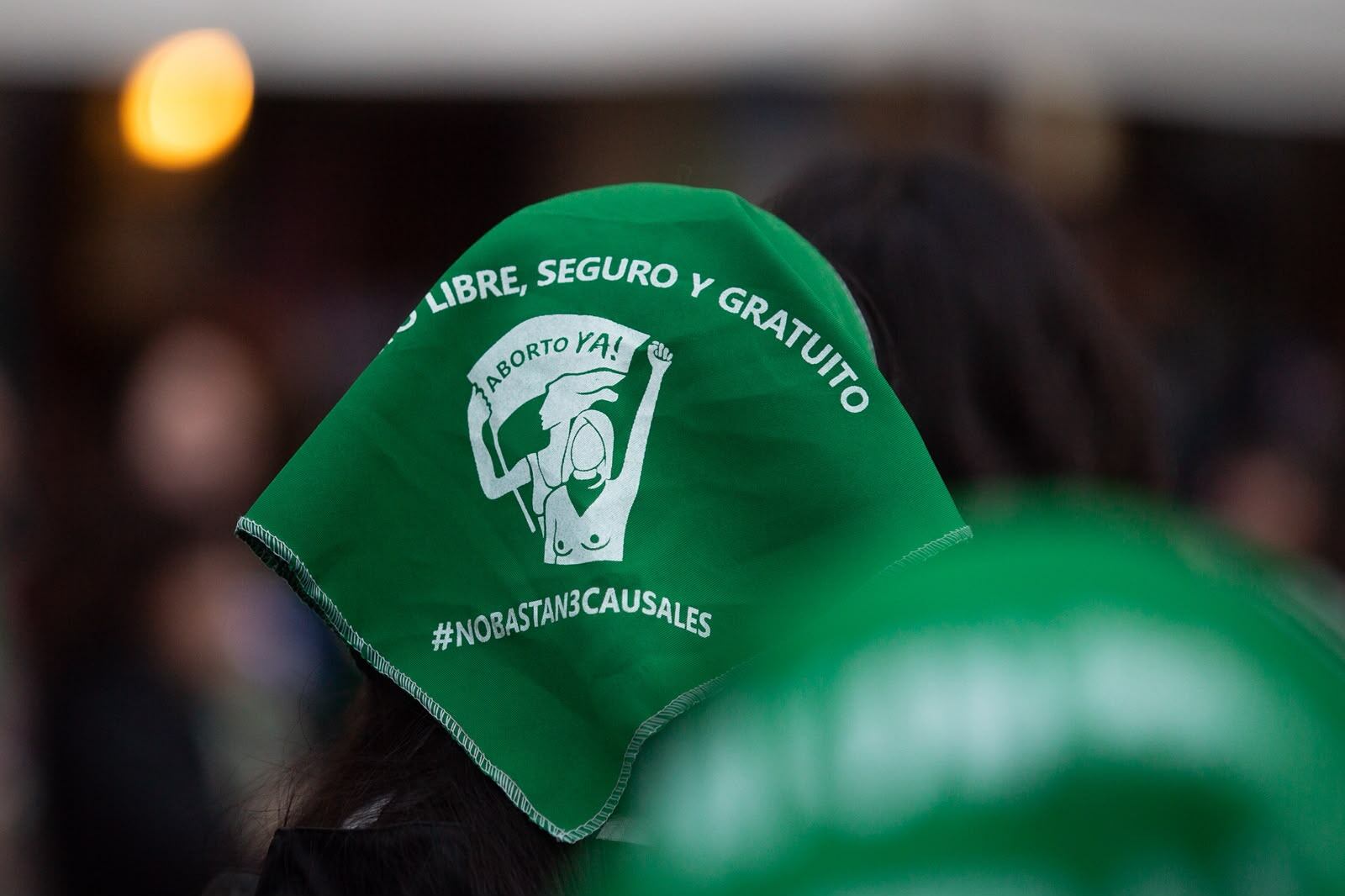 ‘Pañuelazo’ en Plaza Italia | Agencia Uno