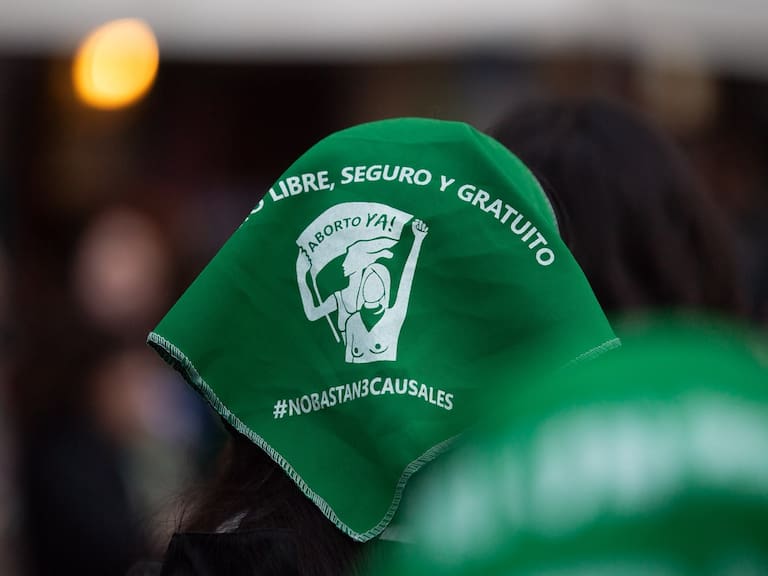‘Pañuelazo’ en Plaza Italia | Agencia Uno
