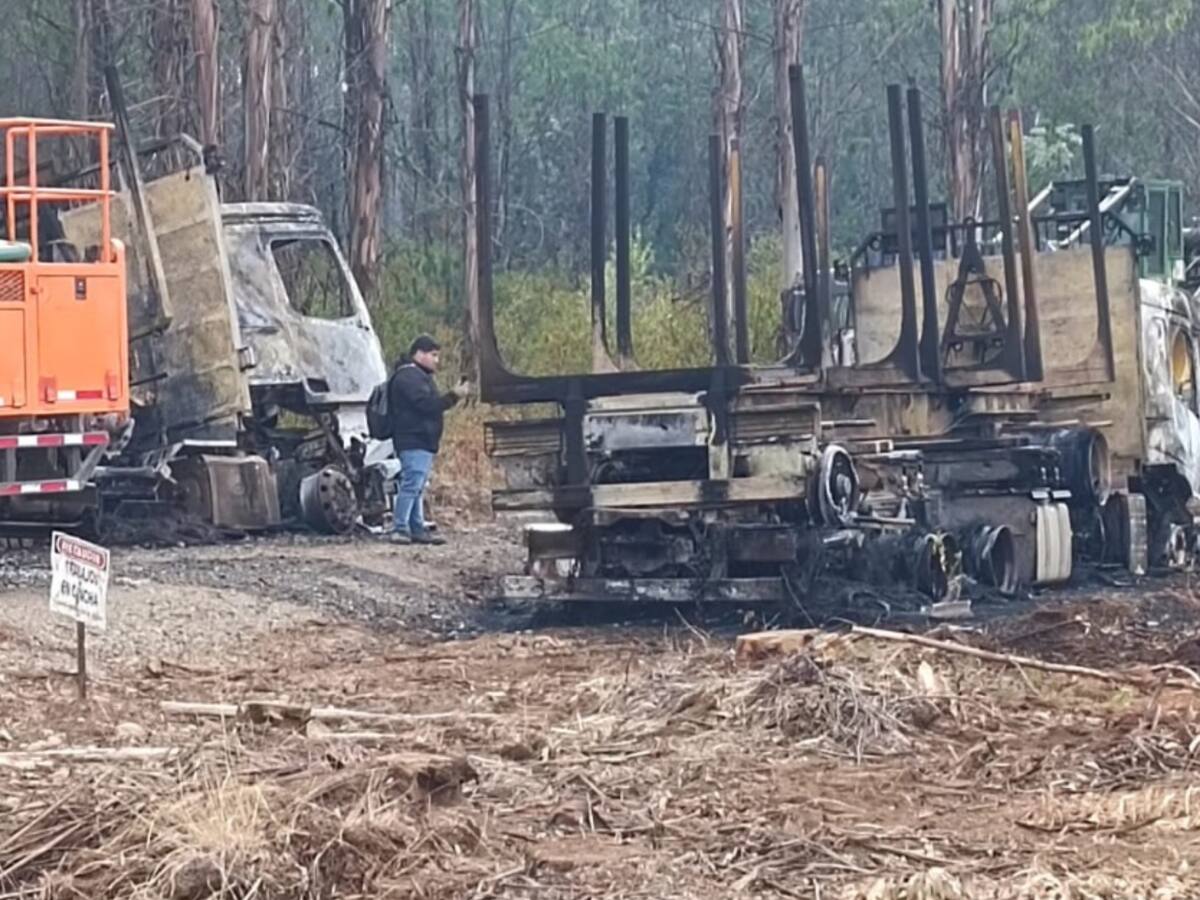 Nuevo atentado incendiario en La Araucanía: es el segundo registrado esta semana