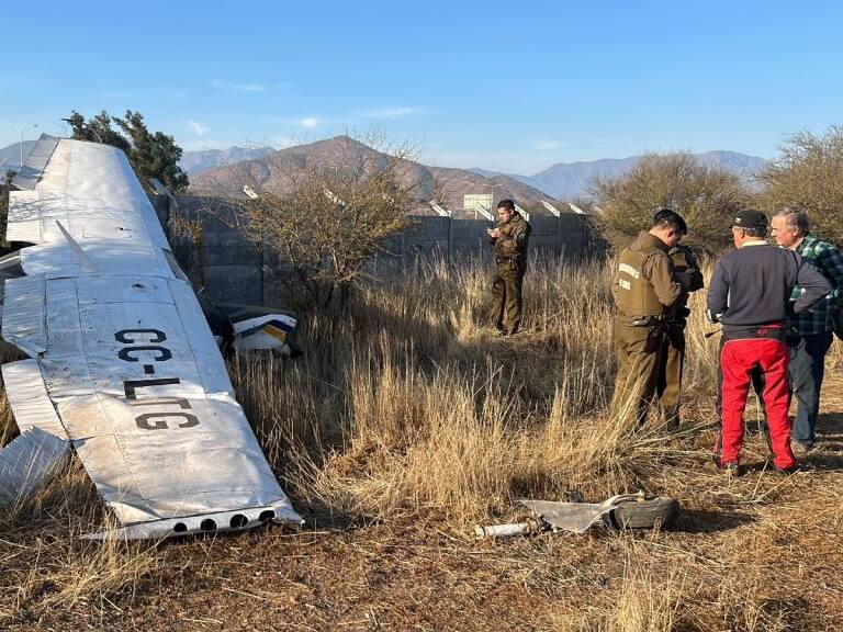 Incidente aéreo en Curacaví: avioneta realiza aterrizaje de urgencia sin consecuencias graves